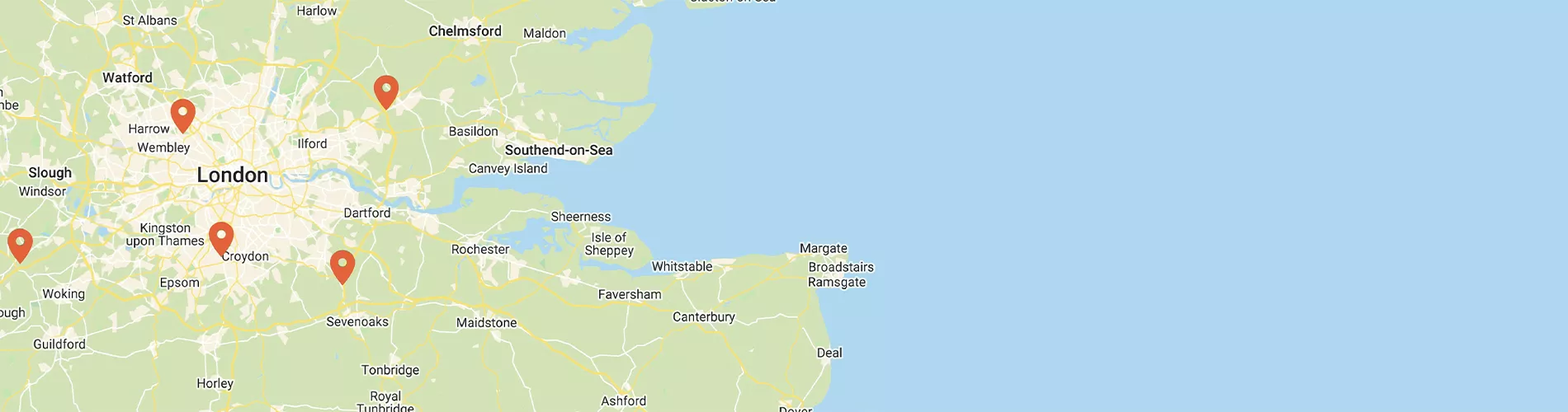 5 depots on the map